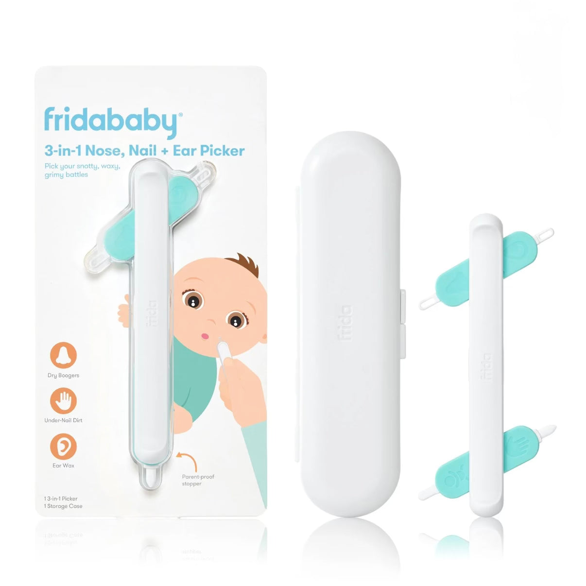 Fridababy 3 in 1 nose, nail + ear picker