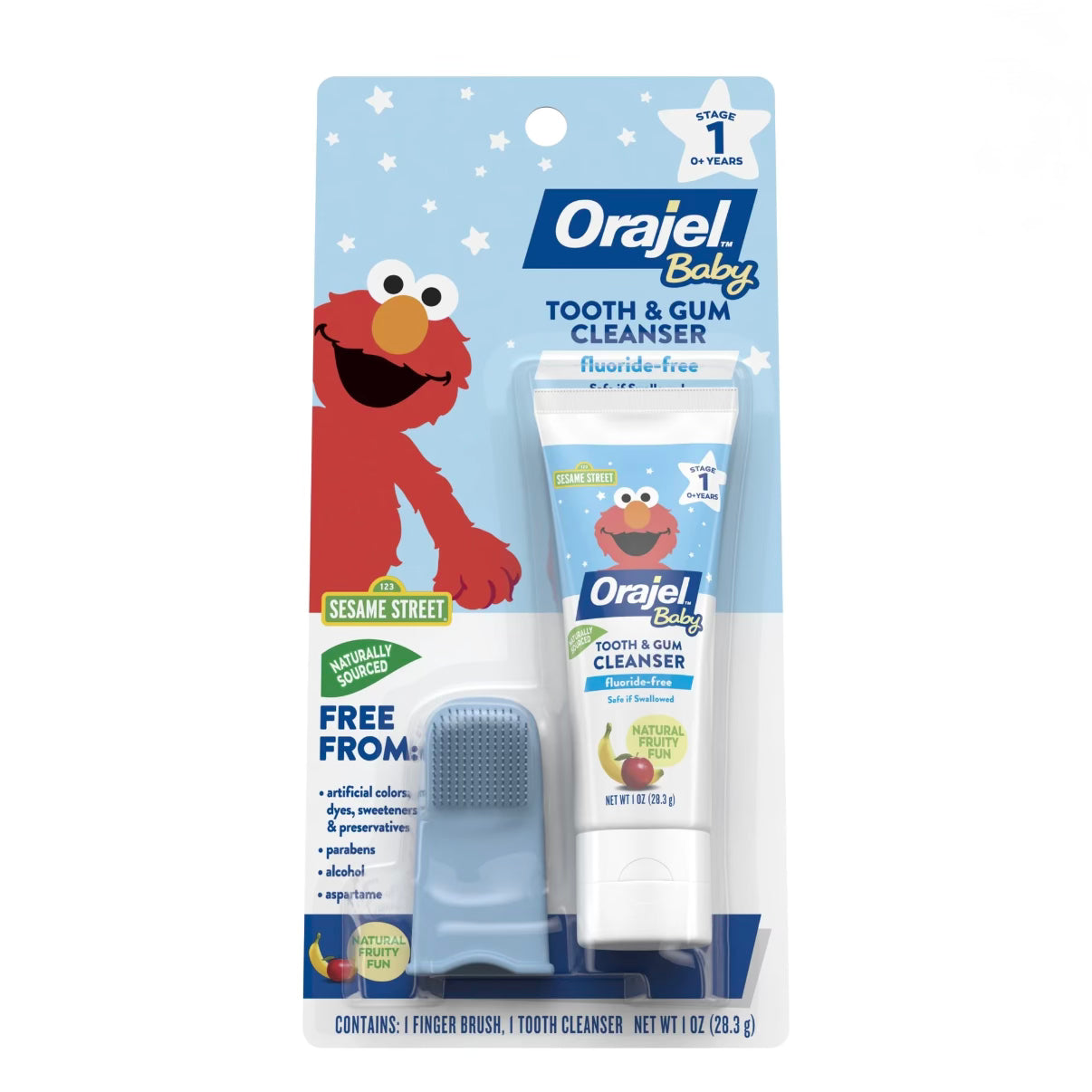 Orajel Baby Elmo Tooth & Gum Cleanser 28.3g
