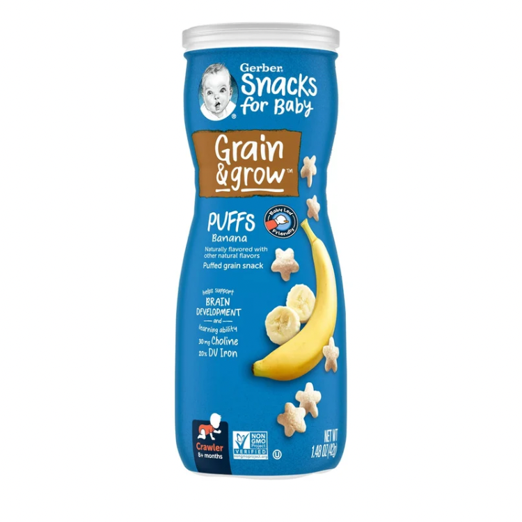 Buy Original Gerber Puffs (Banana) Online in Pakistan | Rack Essentials