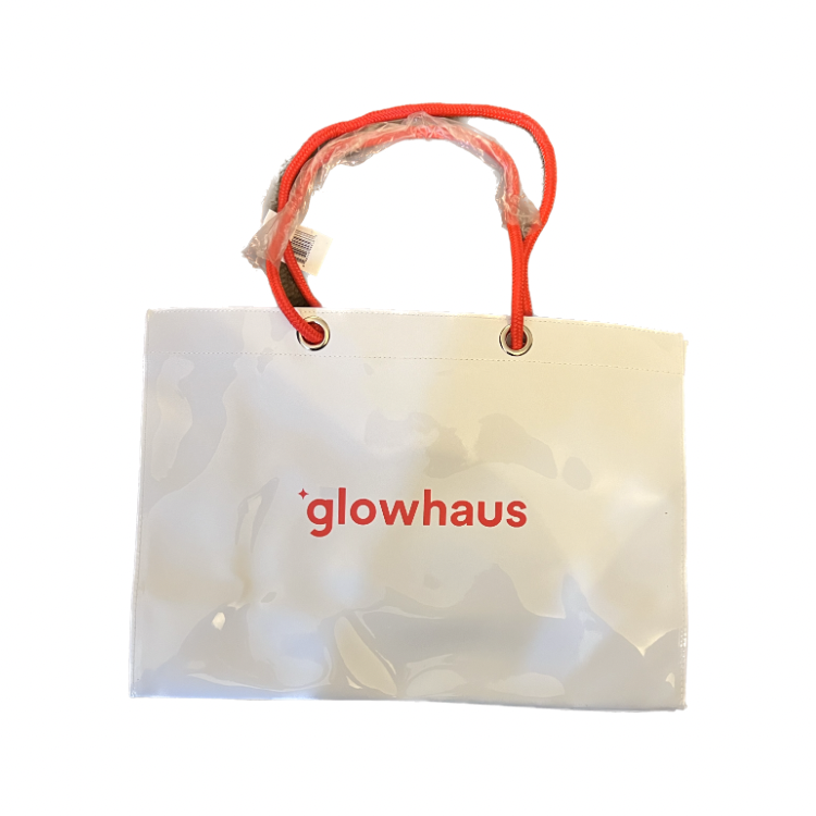 Buy Original Bloomingdale’S Glowhaus Tote Bag (Shiny White) Online in Pakistan | Rack Essentials