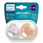 Philips Avent Ultra Soft pacifier 2 Pack 6-18 months
