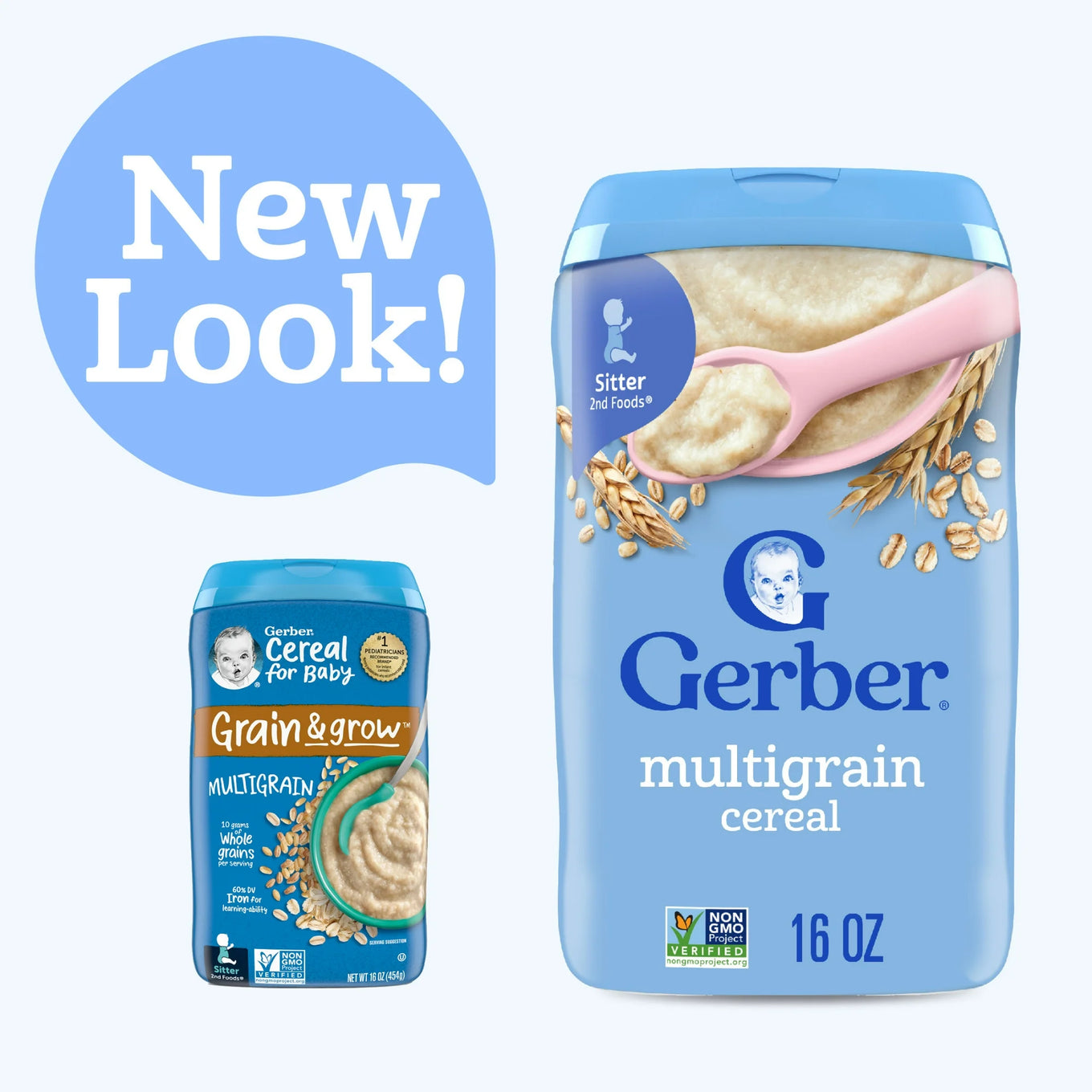 Gerber Multigrain Cereal 454g (New Packaging)