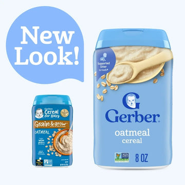Gerber Oatmeal Cereal 227g (New Packaging)