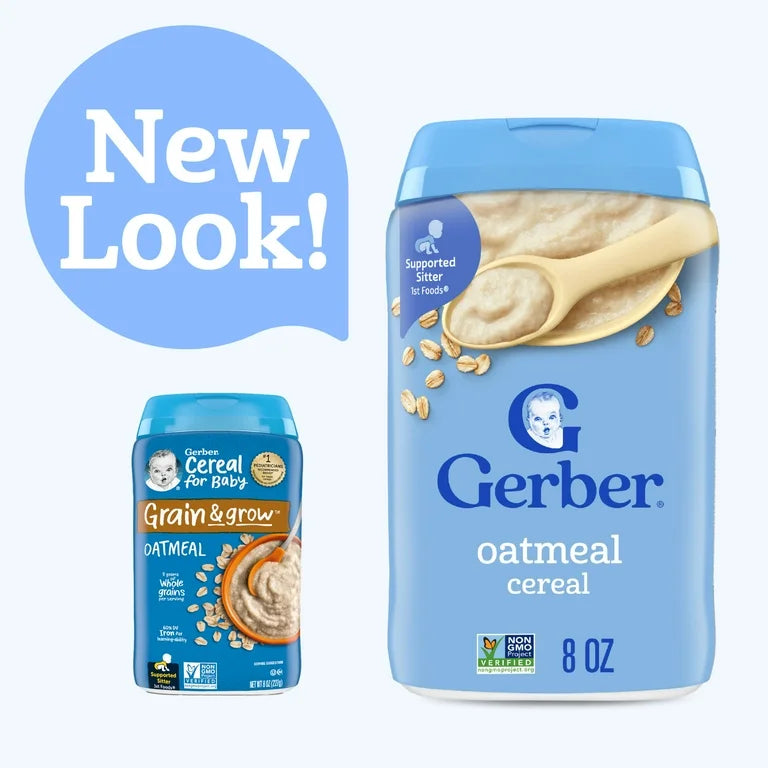 Gerber Oatmeal Cereal 227g (New Packaging)