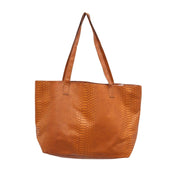 Buy Original Bloomingdale’S Brown Crocodile Leather Tote Bag Online in Pakistan | Rack Essentials